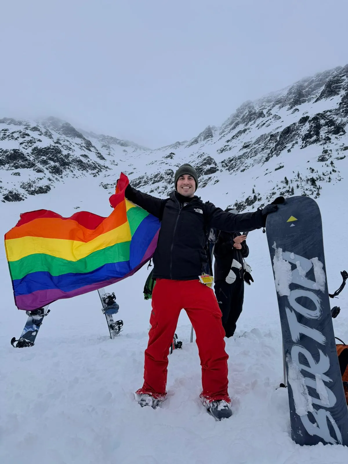 Club members celebrating at Whistler Pride